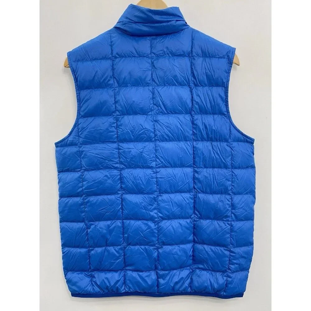 REI Co-op 650 Down Puffer Vest Outdoor Gorpcore Hiking Lightweight Blue Men M